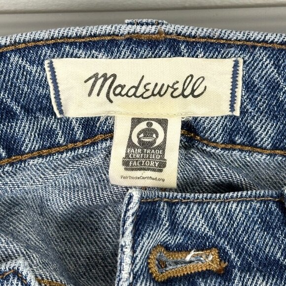 Madewell High Rise Mid Length Shorts - Picture 5 of 13